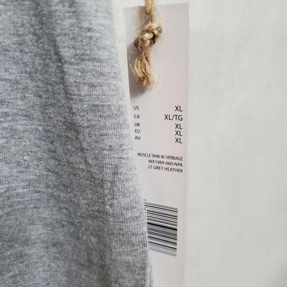 Rae Dunn Red White and Blue Patriotic July 4th American Graphic Muscle Tank Top - Picture 5 of 7